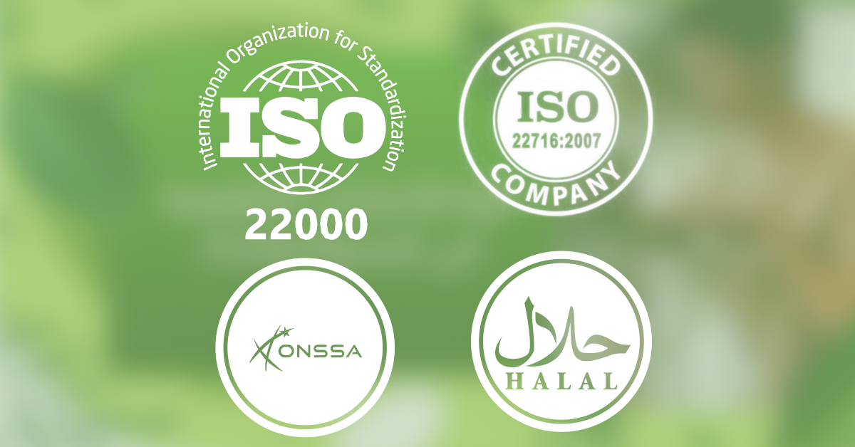 جميع منتجاتنا تحترم المعاير المحلية و العالمية