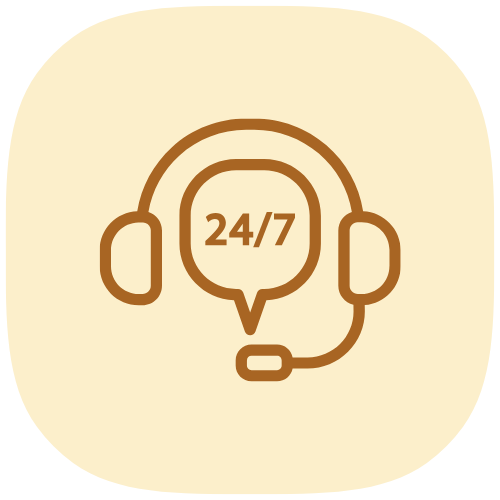 دعم عملاء متوفر 24/7