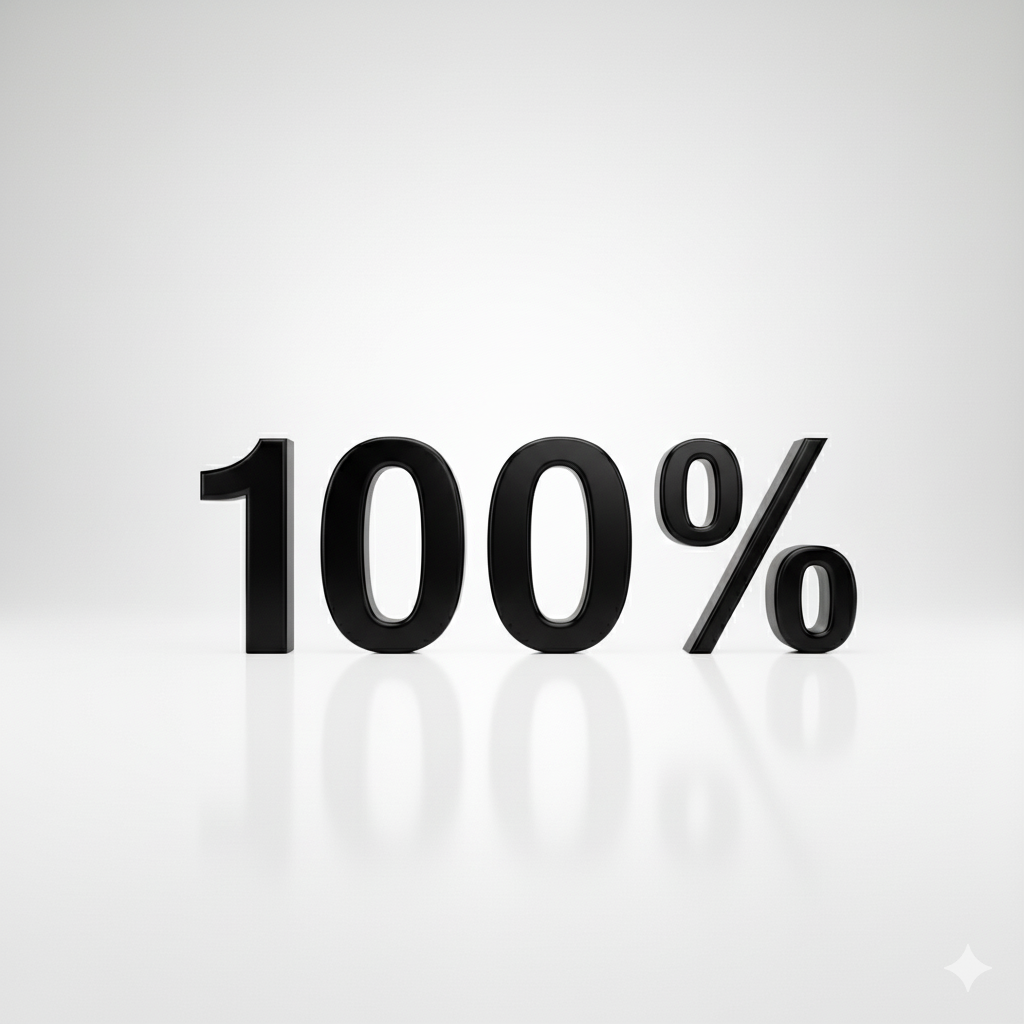 100% Satisfaction Guaranteed