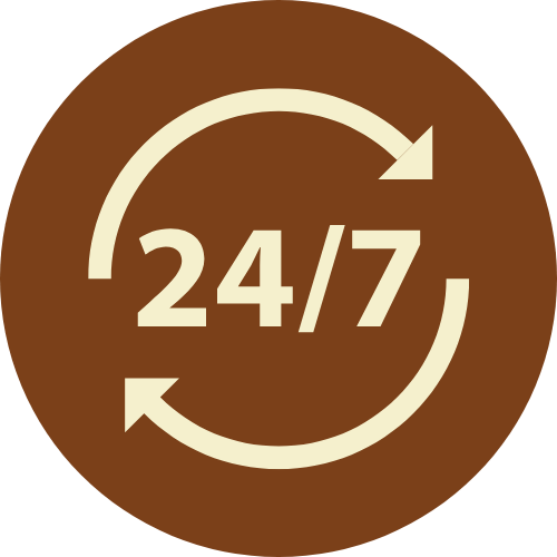  دعم عملاء 24/7