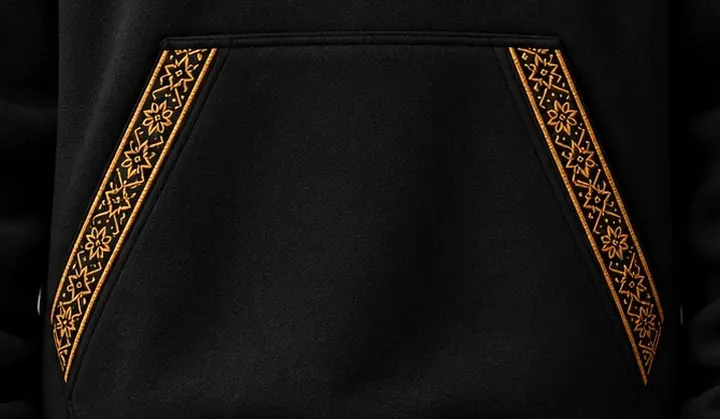 Pocket embroidery