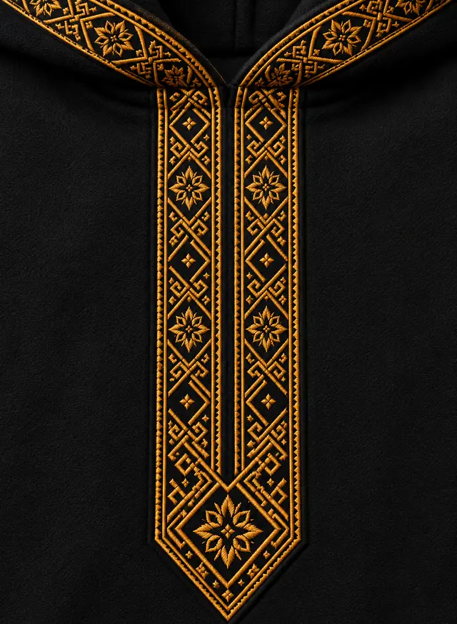Embroidery panel