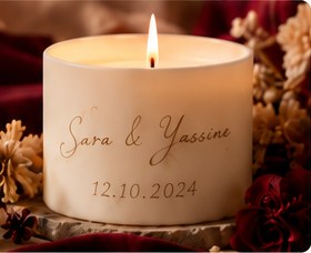 Bougie personnalisée CandMa